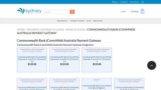 Commonwealth Bank - CommWeb Payment Gateway & Plugins ...