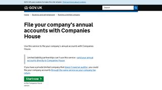 File your company's annual accounts with Companies House - GOV.UK
