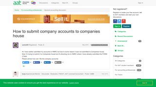 How to submit company accounts to companies house — AAT ...