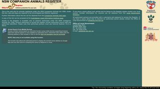 NSW Companion Animals Register Introduction