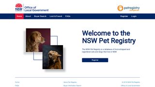 NSW Pet Registry - Home