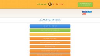 Company Kitchen | Login and Account Assistance