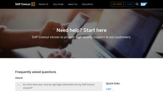 SAP Concur FAQ's and Support Contact - SAP Concur