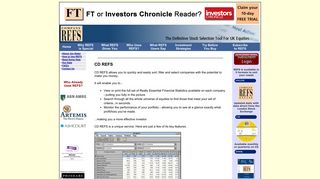 CD REFS - Company REFS: equity investment tool for private and ...