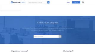 Company Check - Claim My Company
