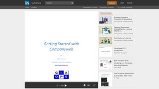 Getting Started With Companyweb - SlideShare