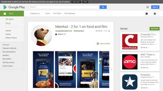 Meerkat - 2 for 1 on food and film - Apps on Google Play