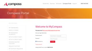 Welcome to MyCompass - Compass NZ