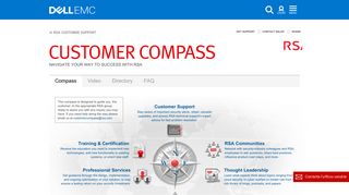RSA Customer Compass - Customer Support Information - EMC