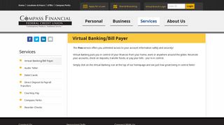 Compass Financial Federal Credit Union - Virtual Banking/Bill Payer