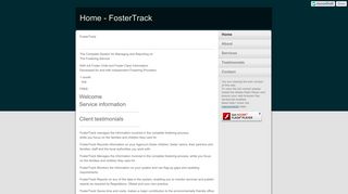 FosterTrack: Home