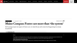 Maine Compass: Foster care more than 'the system' - CentralMaine.com