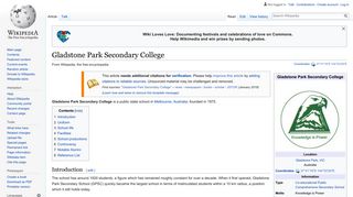 Gladstone Park Secondary College - Wikipedia