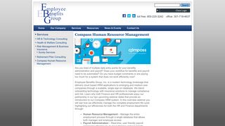 Compass Human Resource Management — Employee Benefits Group