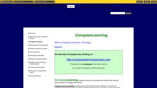 Online Student Resources / Compass Learning
