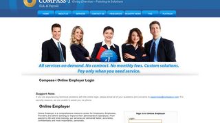 Compass-i Online Employer Login | HR and Payroll Services Company