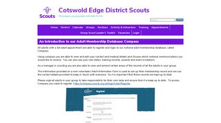 Compass - Cotswold Edge Scout District