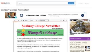 Sunbury College Newsletter - PDF - DocPlayer.net