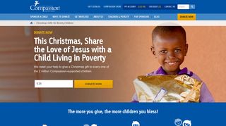 Christmas Gifts for Needy Children - Compassion International