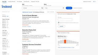 Compeat Jobs, Employment in Texas | Indeed.com