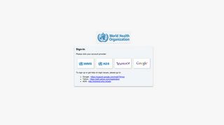 Login - World Health Organization