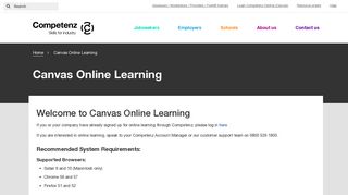 Canvas online learning NZ | Apprentice training | Competenz