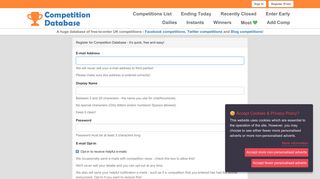 Register - Competition Database