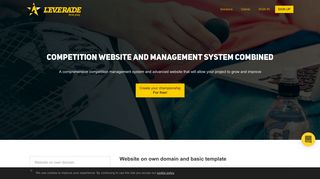 Competition website and management system combined ...