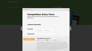 Competition Entry Form Template | JotForm