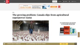 The growing problem: Canada slips from ... - The Globe and Mail
