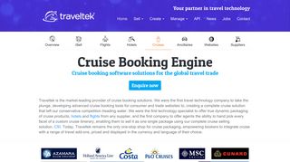 Cruise Booking Engine | Cruise Software For Agents & Operators