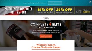Weight Loss - Sports Nutrition - Health ... - Complete Nutrition