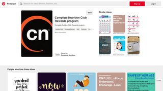 Complete Nutrition Club Rewards program | Workouts | Pinterest ...