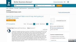 CompleteCase.com | Complaints | Better Business Bureau® Profile