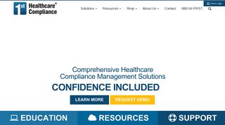 First Healthcare Compliance Software: Solutions for HIPAA, OSHA ...