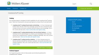 ComplianceOne Lending - Wolters Kluwer Financial Services