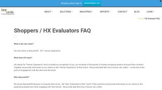 HX Evaluator FAQ | Seelevel HX Compliance Solutions Mystery ...