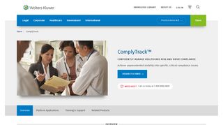 ComplyTrack | Wolters Kluwer Healthcare - MediRegs | ComplyTrack