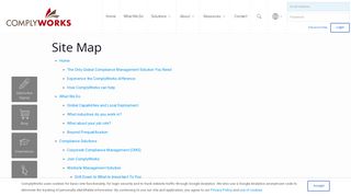 Site Map – ComplyWorks