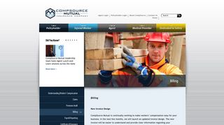 CompSource Mutual | Workers' Compensation Insurance | Billing