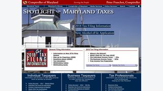 Welcome to Maryland Taxes - Comptroller of Maryland
