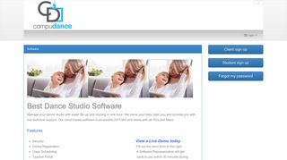 Best Dance Studio Software - CompuDance