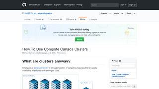 How To Use Compute Canada Clusters · SMART-Lab/smartdispatch ...