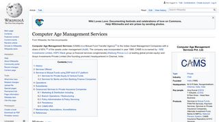 Computer Age Management Services - Wikipedia