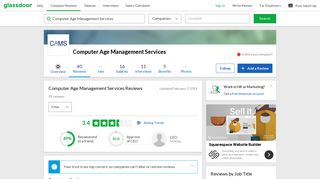 Computer Age Management Services Reviews | Glassdoor