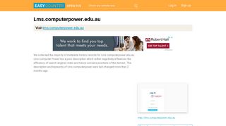 Lms Computer Power (Lms.computerpower.edu.au) - Computer ...