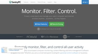 SentryPC: Computer Monitoring & Control Software