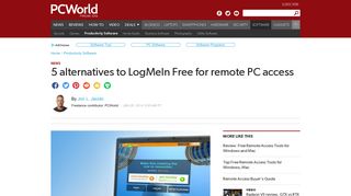 5 alternatives to LogMeIn Free for remote PC access | PCWorld