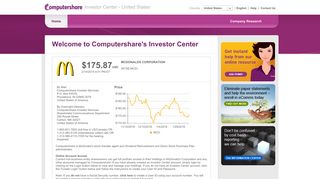 Computershare Investor Center - United States