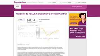 Computershare Investor Centre - Canada